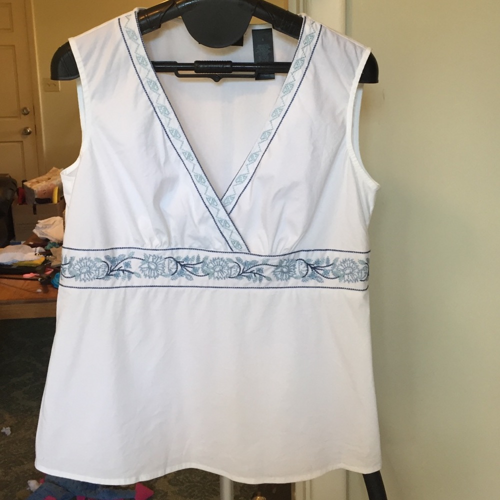 Side zip blouse