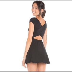 Crossback black Brandy Melville dress