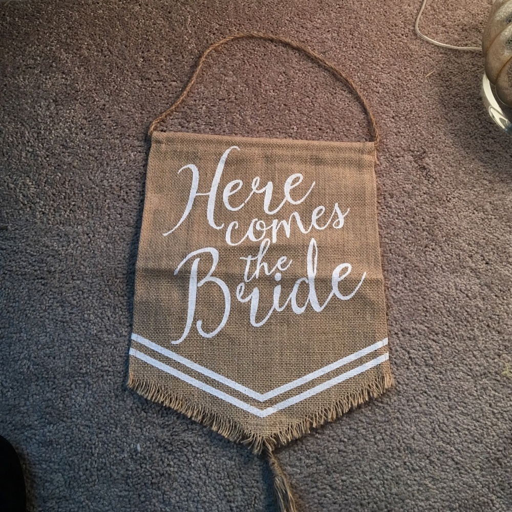 Bride sign