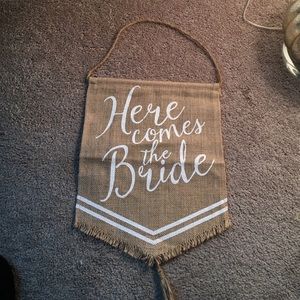 Bride sign