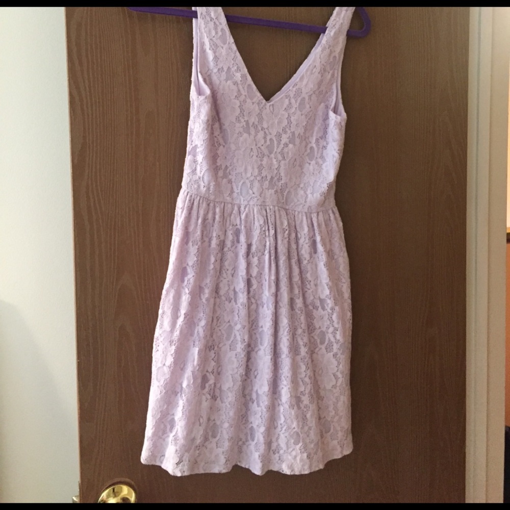 Light purple lace dress