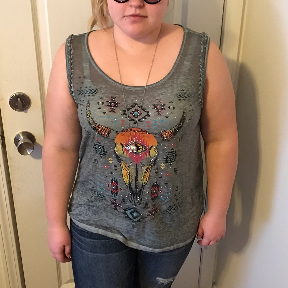 Colorful bull shirt