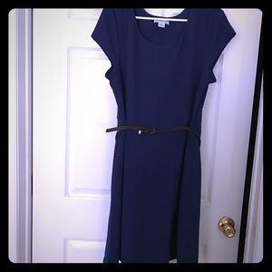 Liz Claiborne navy blue dress