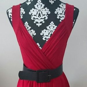 New Express Size XS Red cocktail dress w/belt