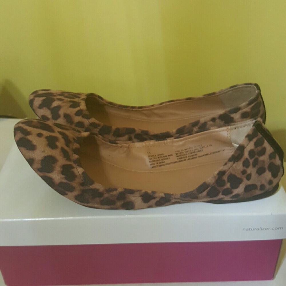 Target Mossimo Leopard print flats