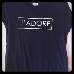 J'adore logo tshirt