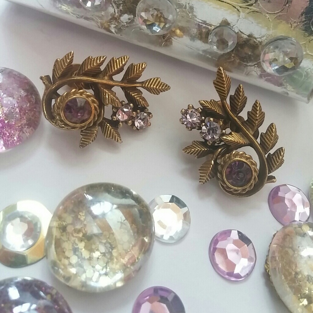 Antique Coro earrings - Picture 1 of 4