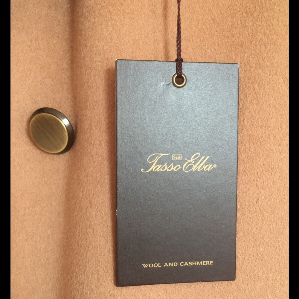 Macy's Tasso Ella Men's Wool-Cashmere Coat - Picture 4 of 7