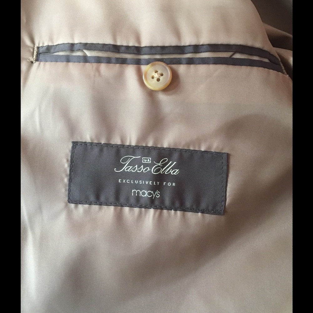 Macy's Tasso Ella Men's Wool-Cashmere Coat - Picture 5 of 7