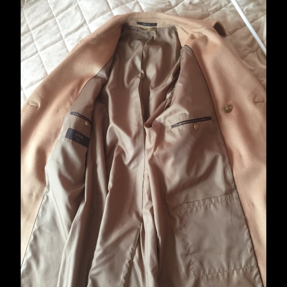 Macy's Tasso Ella Men's Wool-Cashmere Coat - Picture 7 of 7