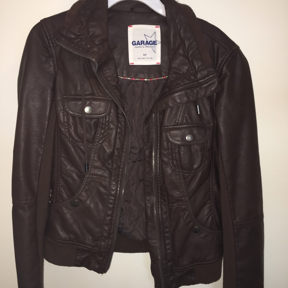 Leather jacket