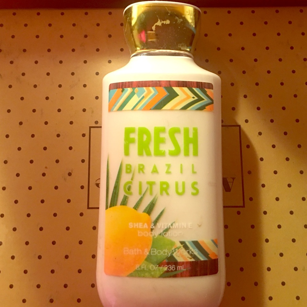 Bathandbody works Fresh Brazil Citrus Shea lotion