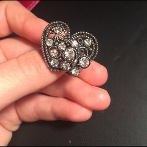 Heart Shaped CZ Ring