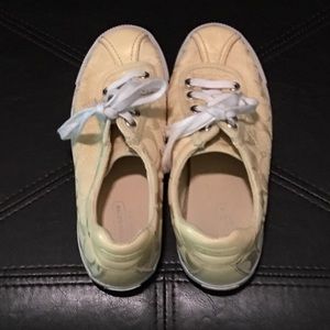 Coach yellow sneakers