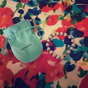 Silver Tiffany and Co. bead bracelet.