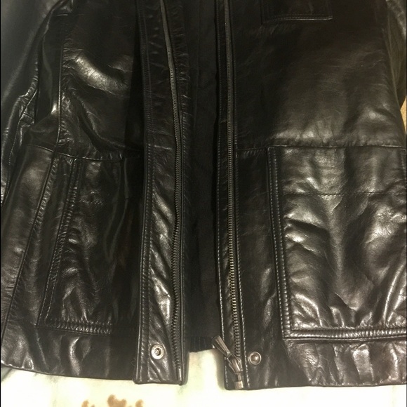 Additional pictures of Black Leather AX Jacket - Picture 4 of 4