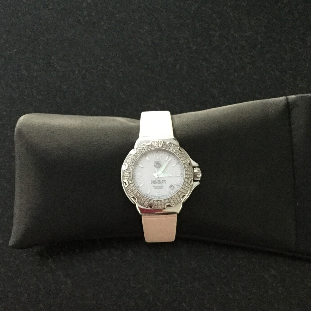 Tag Heuer Pink Diamond Accented Formula 1 WAtch