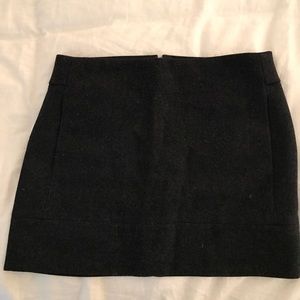 Jcrew Felted Wool Mini Skirt