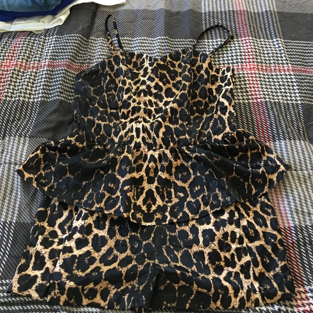 Leopard Romper