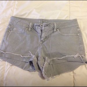 Aeropostale Gray Denim Shorts. Size 0