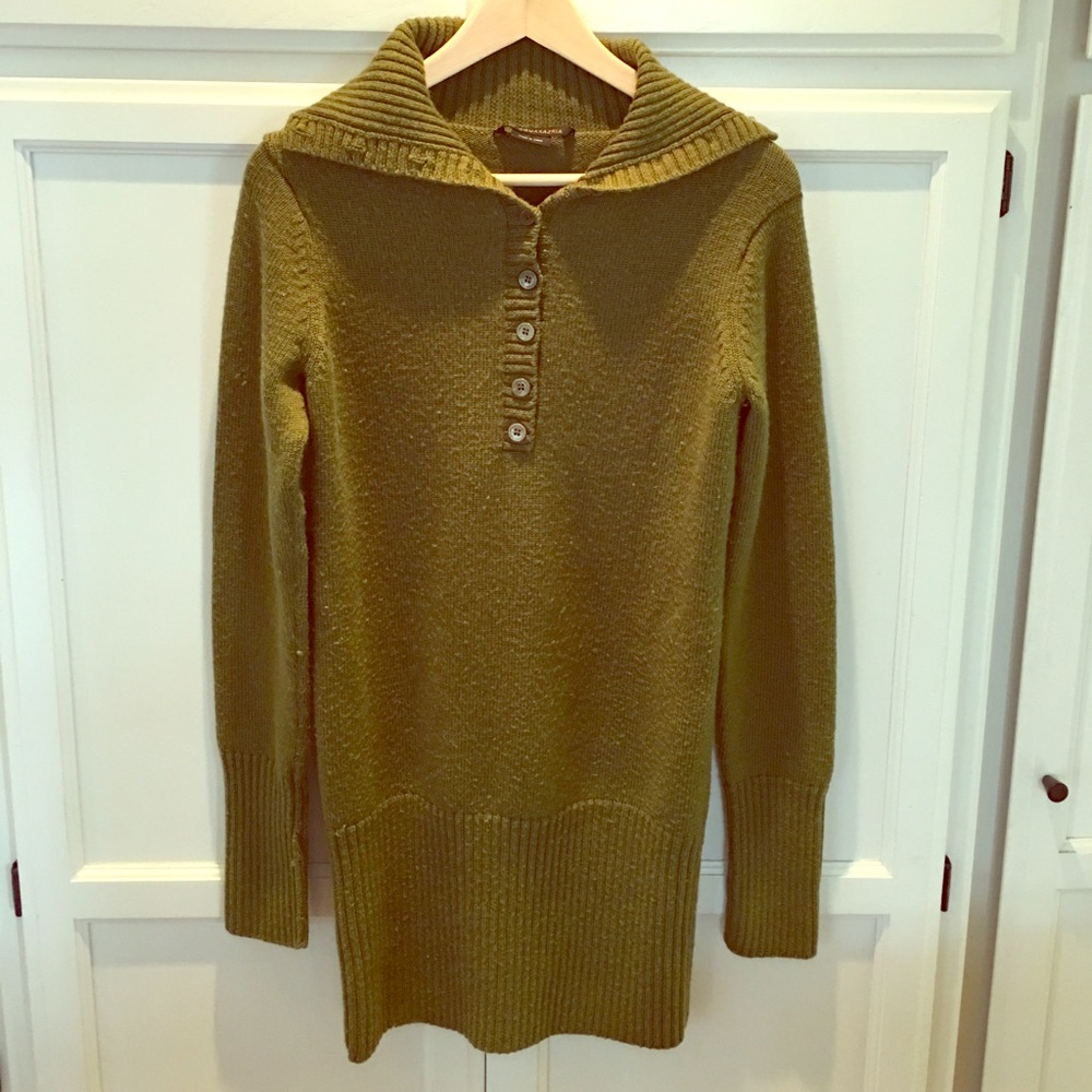 Green BCBG sweater dress