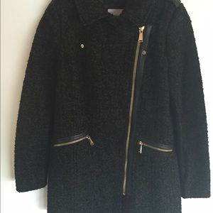 BCBG Generation Olive boucle coat