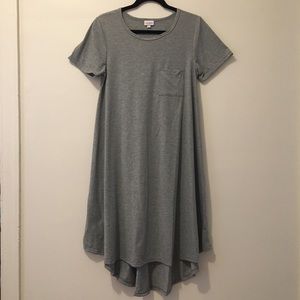 LuLaRoe Heather Grey Carly Dress