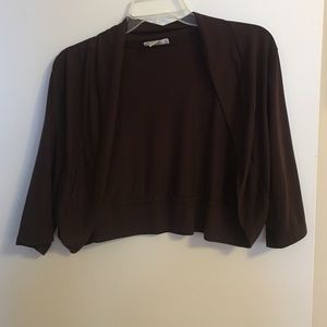 Cute Brown Sweater PLUS SIZE 1