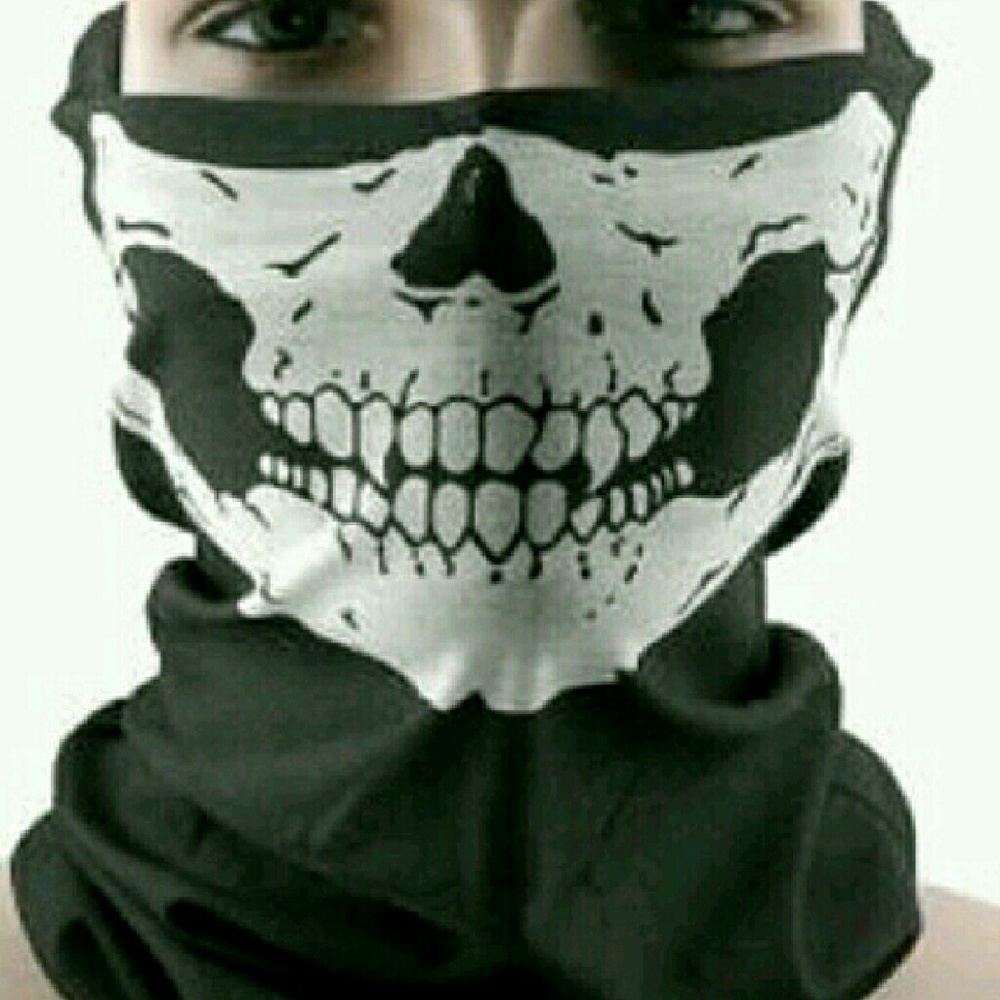 Face mask ski skull skate walk jog