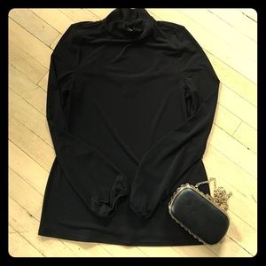 White House/Black Market black mock turtleneck