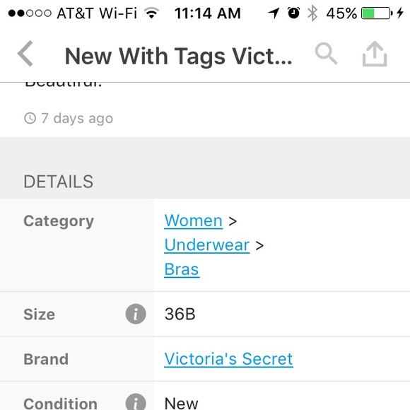 NWT 36b Victoria's Secret bra - Picture 4 of 4