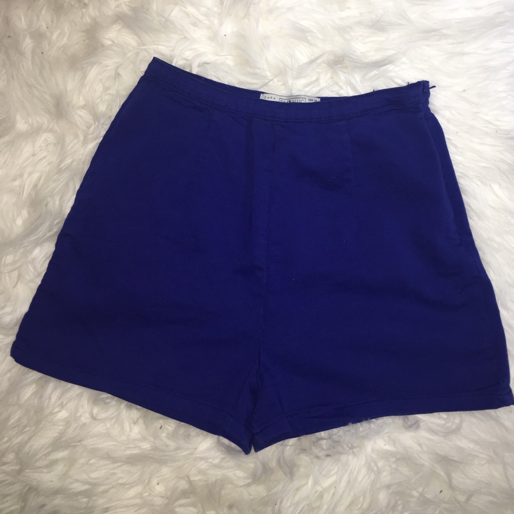 High waisted Zara shorts • Blue • size 6
