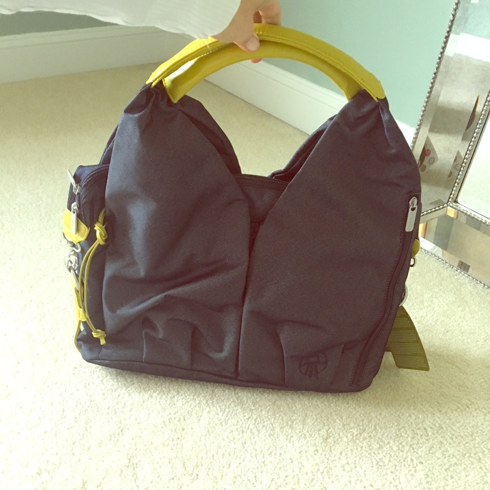 Lassig Green Label Neckine Diaper Bag Denim