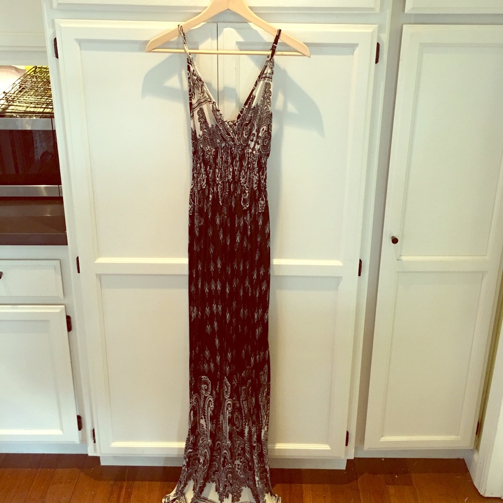 Boho paisley maxi dress