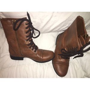 Madden Girl Combat Boots