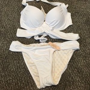 White Victoria secret bathing suit
