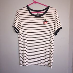 H&M Embroidered Tee