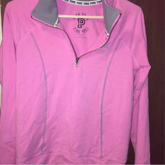 VS Pink quarter zip hoodie - Picture 3 of 3