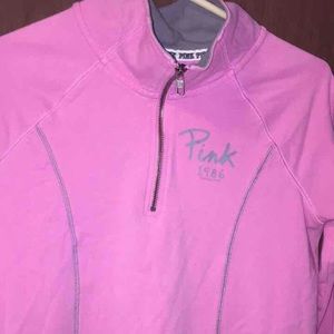 VS Pink quarter zip hoodie