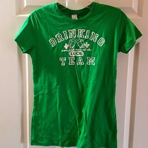 Free shipping junior shirt size XL St paddys