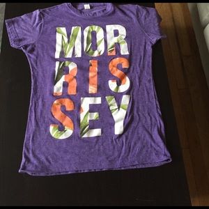 Morrissey concert tshirt
