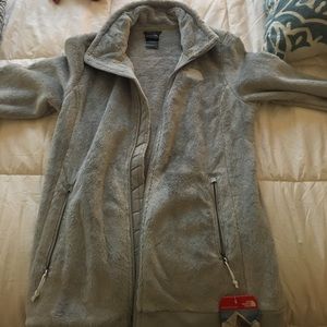 Women's grey North Face Mod-Osito Jacket