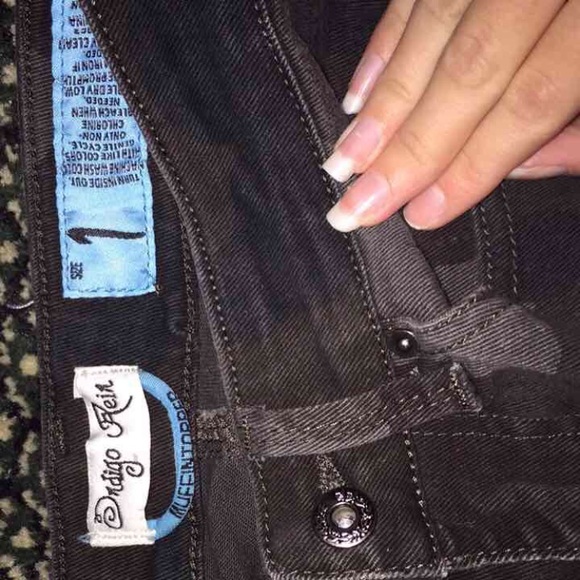 indigo rein camo high waisted jeans - Picture 2 of 2