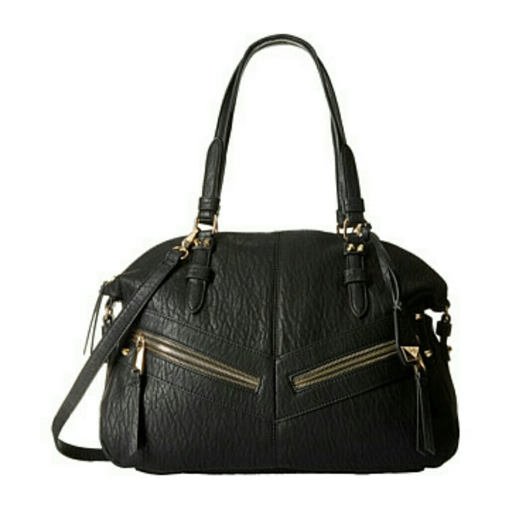 Jessica Simpson Large Hudson Black Satchel  $118