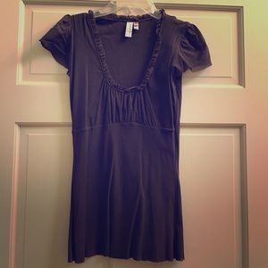 Cute brown, dressy shirt, Size L