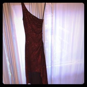 Jodi Kristopher Blk w/red sparkly polka dots