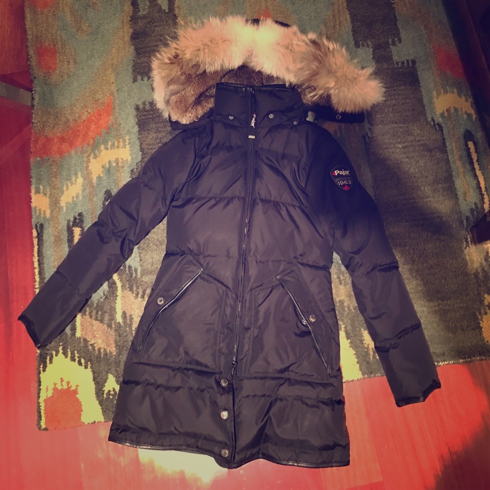 Pajar XS women's down coat with fur hood