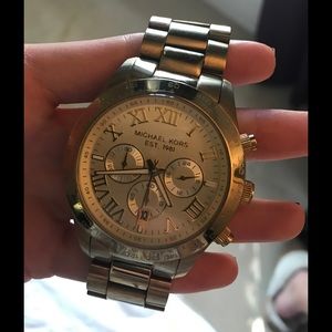 Gold MK watch