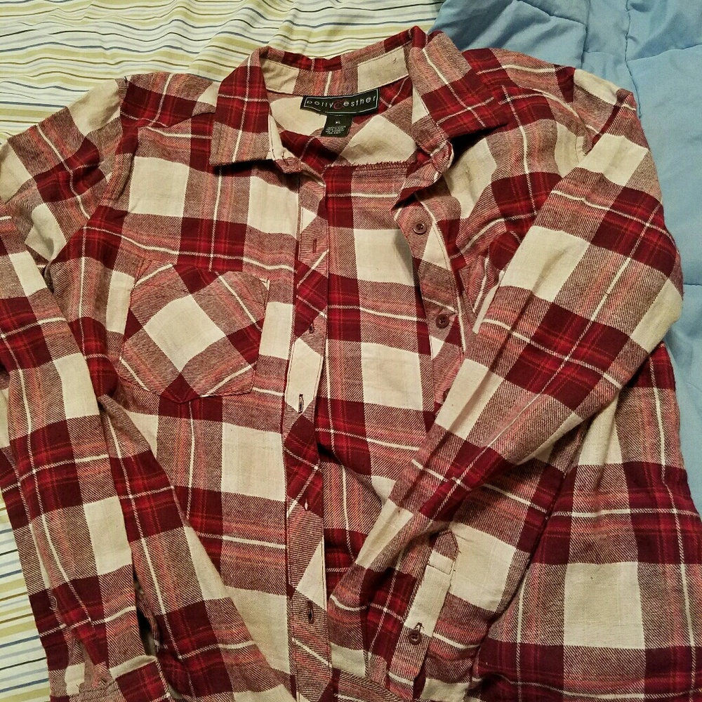 Super soft flannel shirt-Wet Seal