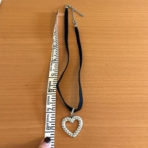 Adjustable heart necklace